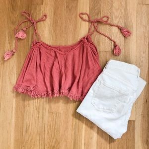 ✨ FREE PEOPLE TIE SHOULDER TOP ✨